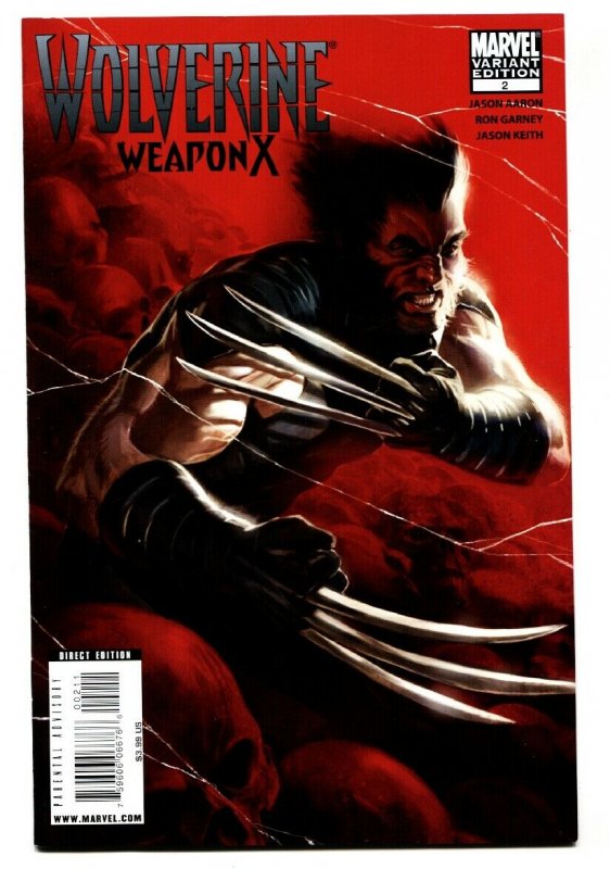 WOLVERINE Weapon X #2-2009 comic book Marvel VARIANT cover