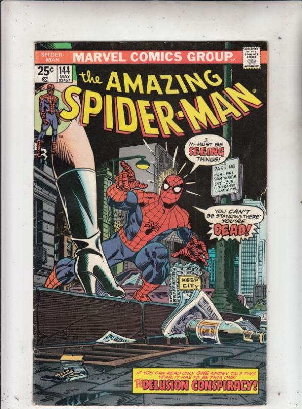 Amazing Spider-Man #144 (May-75) FN/VF Mid-High-Grade Spider-Man