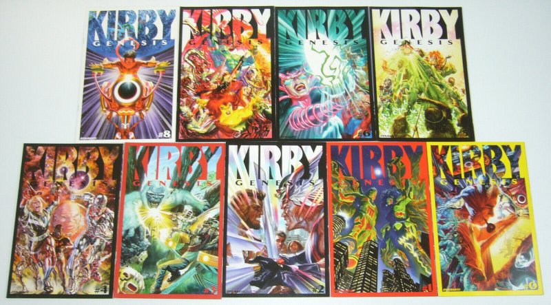 Jack Kirby: Genesis #0 & 1-8 VF/NM complete series - all alex ross variants set