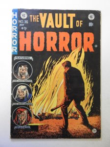 Vault of Horror #36 (1954) FN- Condition! moisture stains fc