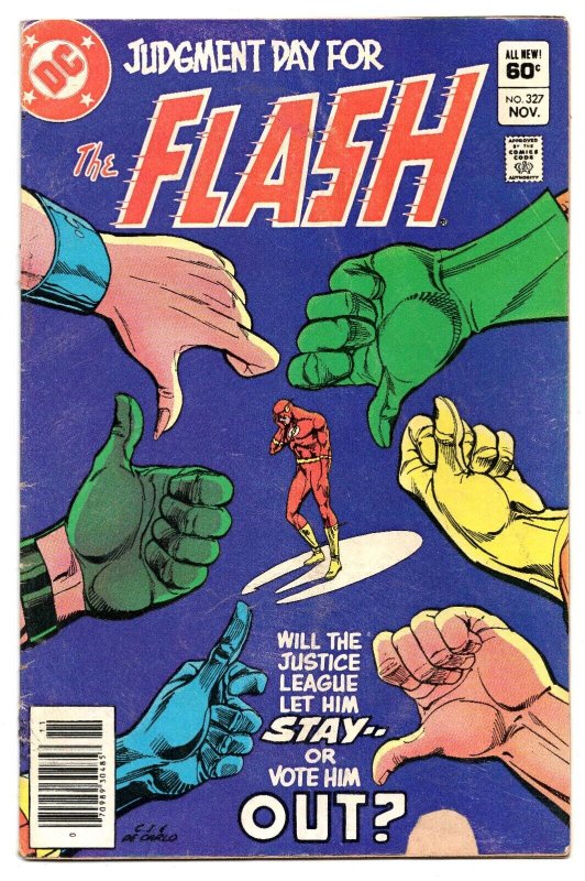 Flash #327 VINTAGE 1983 DC Comics w/ James Bond 007 Atari 2600 Ad