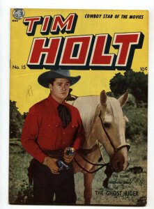 Tim Holt #15 1950- 5th Ghost Rider- ME Golden Age Western FN
