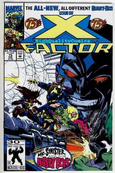 X-FACTOR #75, NM+, Mr Sinister, Nasty Boys, Peter David, more Marvel in store