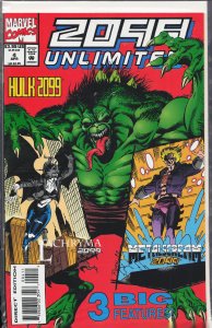 2099 Unlimited #4 (1994) Hulk 2099