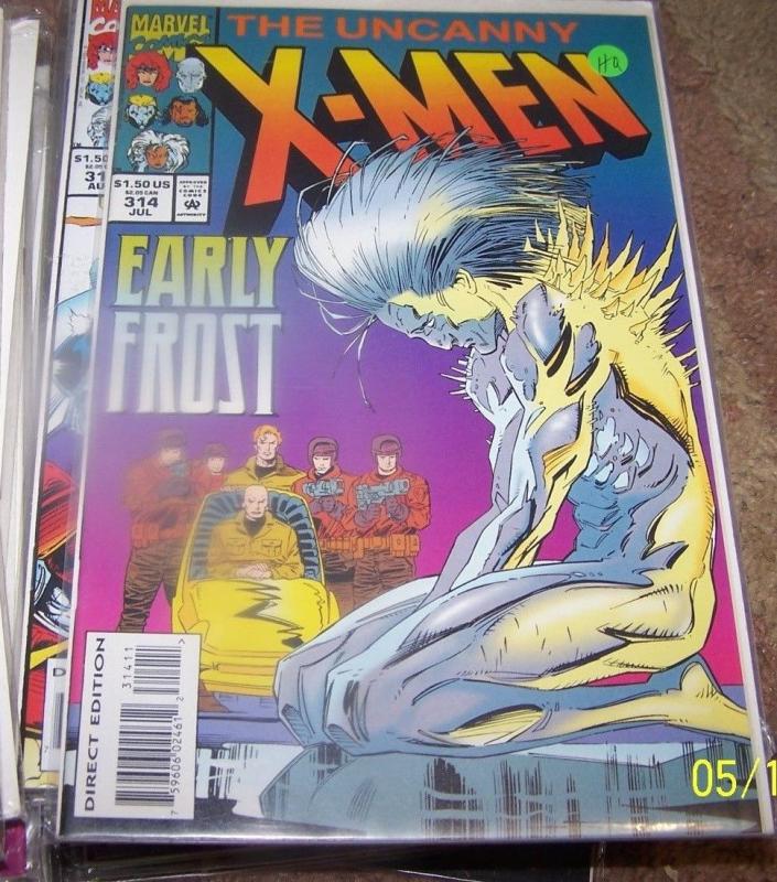 UNCANNY X-MEN #314 COMIC early frost    MARVEL professor x 