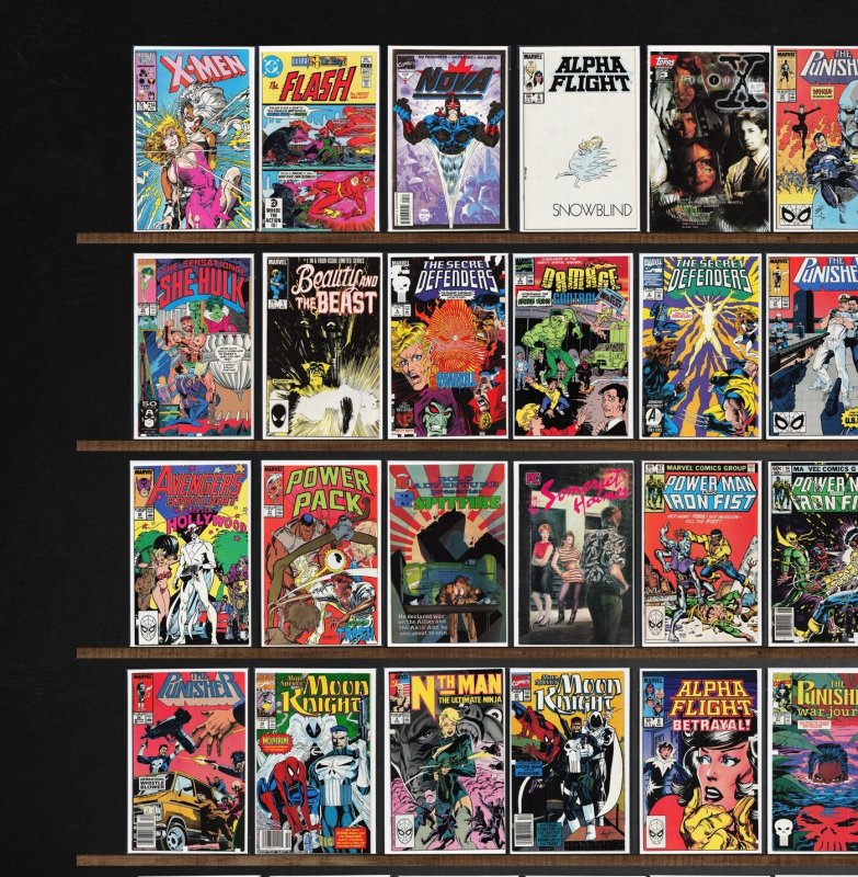 Huge Lot 150+ Comics with The Punisher, Thor, Secret Defenders & More!