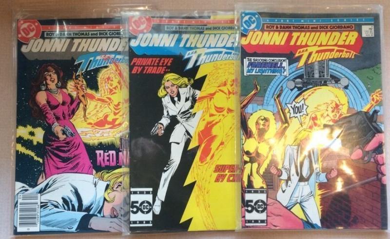 Jonni Thunder AKA Thunderbolt 1-4 VF/NM Lot Full Run Complete set