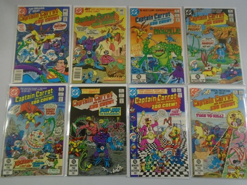 Captain Carrot near set #1-18 missing #6+16 8.0 VF (1982)