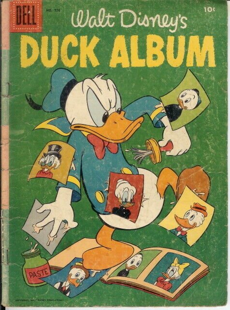 DUCK ALBUM F.C. 726 FAIR 1956 COMICS BOOK