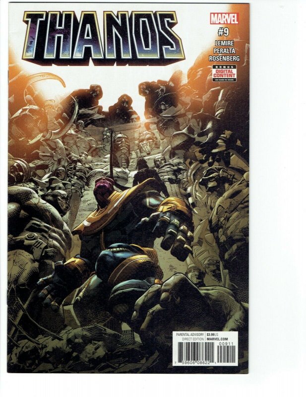 THANOS #9 NM- MIKE DEODATO COVER JEFF LEMIRE MARVEL COMICS/2017