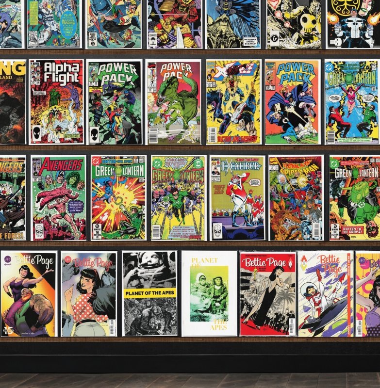 Huge Lot 140+ Comics with Power Pack, Green Lantern, Alpha Flight & More!