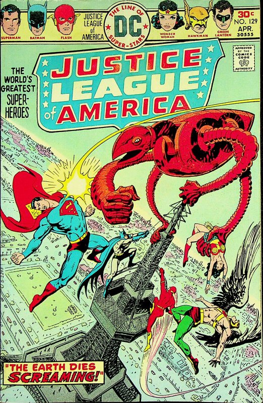 Justice League of America #129 (Apr 1976, DC) - Fine