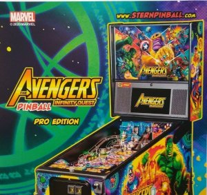 Avengers Infinity Quest Pinball Flyer Marvel Comic Incredible Hulk Art Print Pro 