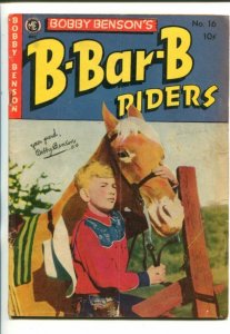 BOOBY BENSON'S B-BAR-B RIDERS- #16 1952-ME-PHOTO COVER-PANCHO VILLA-vg minus