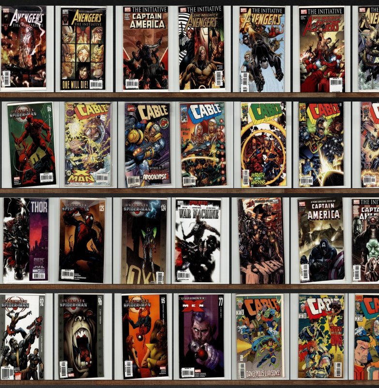 Huge Lot 140+ Comics with Cable, Ultimate Spider-Man, Exiles & More!