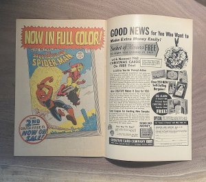 Captain America #108 ( 8.0 VFN ) Jack Kirby, Full Size Spiderman Ad  / 1968
