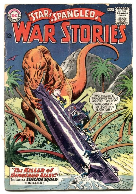 Star Spangled War Stories #121 1965- Dinosaur- Suicide Squad FR