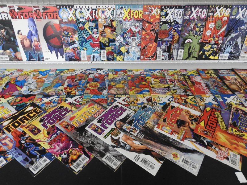 Huge Lot of 170+ Comics W/ X-Force +More! Avg. VF Condition!