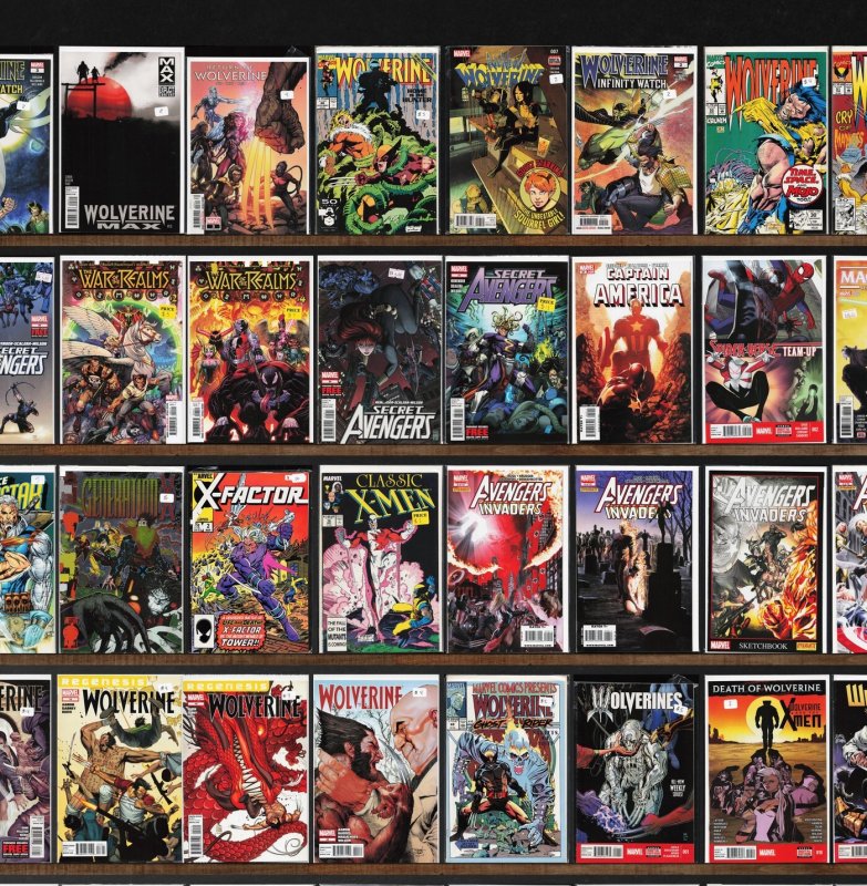Huge Lot 150+ Comics with Wolverine, New Avengers, Avengers & More!