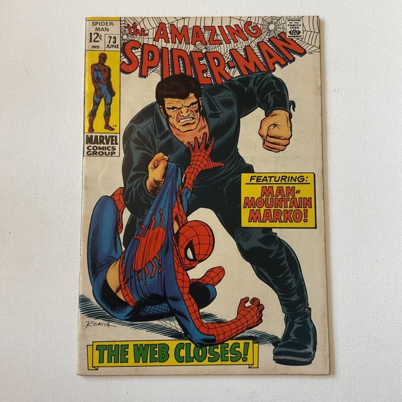 Amazing Spider-Man 73 Very Fine- Vf- 7.5 Marvel