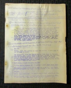 1971 June NEO-FAN Sci-Fi Fanzine #nn GD- 1.8 4pgs