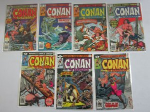 Conan the Barbarian lot 25 different from #90-120 avg 7.0 FN VF (1978-80 Marvel)