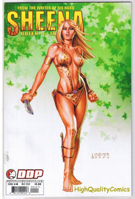 SHEENA QUEEN of the JUNGLE #4, VF+, Joseph Linsner,2007,more Good girl in store