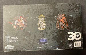 Pinfinity Magic The Gathering MTG  Black Collection Mana AR Pin Badge Set NEW F2