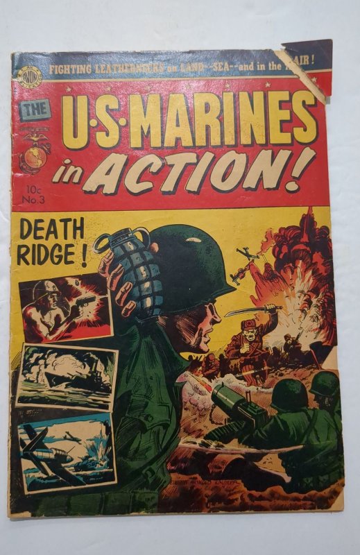 U.S. Marines in Action #3 (1952) G/VG 3.0