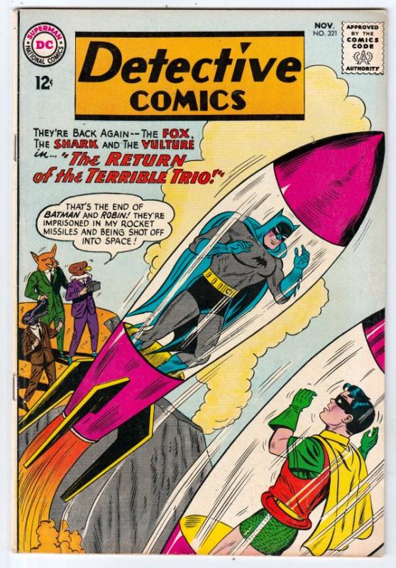 Detective Comics #321 (Nov-63) VF High-Grade Batman