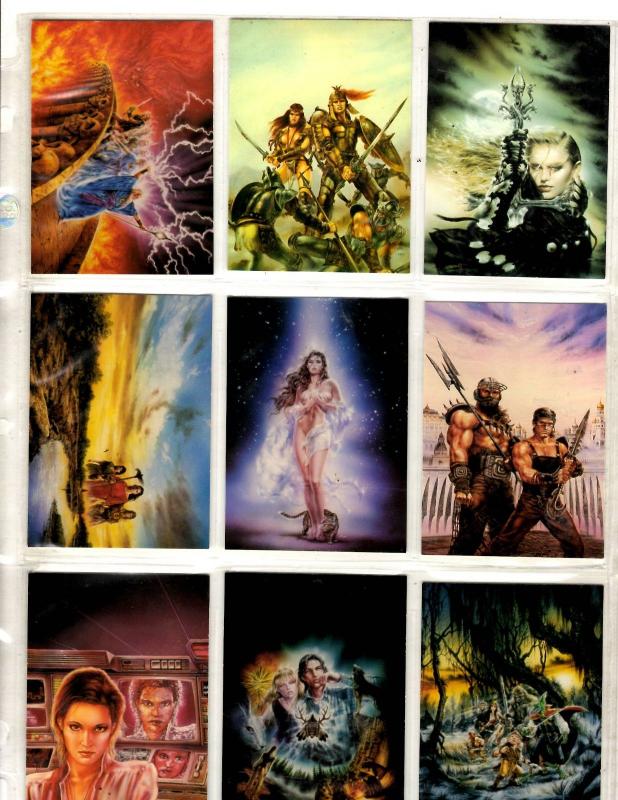 Lot Of 90 Forbidden Universe Trading Cards 1994 Luis Royo Sci Fi Art J339