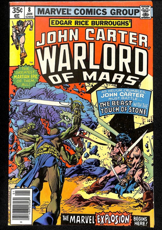 John Carter Warlord of Mars #8 (1978)