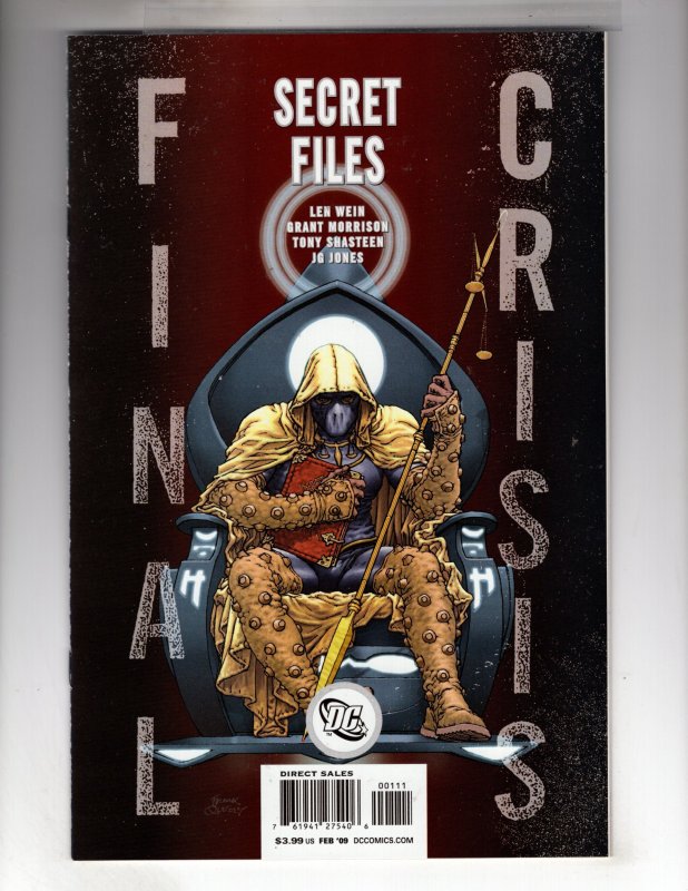 Final Crisis: Legion of Three Worlds #4 Sliver Cover (2009)   / GMA2