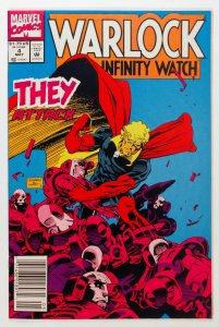 Warlock and the Infinity Watch #4 Newsstand (1992)
