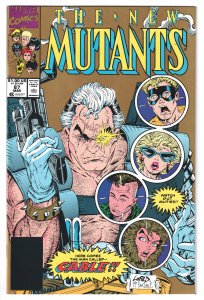 The New Mutants #87 (1990) 1st appearance Cable, 2nd print gold cover