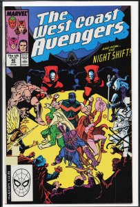 West Coast Avengers #40 (1989) West Coast Avengers / Avengers West Coast
