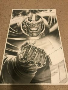 Thanos - Original Art by Ryan J. Pasibe   