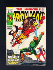 Iron Man #15 (1969) FN- 1st Alex Nevsky