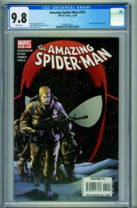 Amazing Spider-Man #574 CGC 9.8-2008- Comic book-4330291021