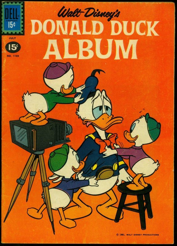 Donald Duck Album- Four Color Comics #1182 1961 VG