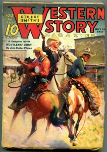 Western Story Magazine Pulp July 10 1937- Rustlers Dust FN