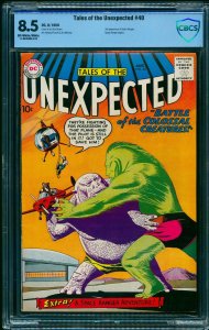 Tales Of The Unexpected #40 CBCS VF+ 8.5 Off-White to White