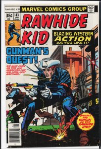 The Rawhide Kid #143 (1978) Rawhide Kid