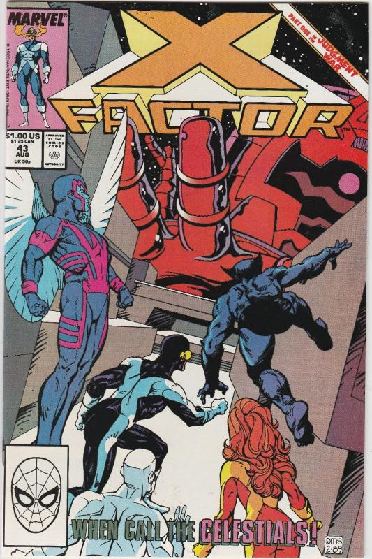 7 X-Factor Marvel Comic Books # 43 66 77 105 126 138 143 Gambit Beast AH7