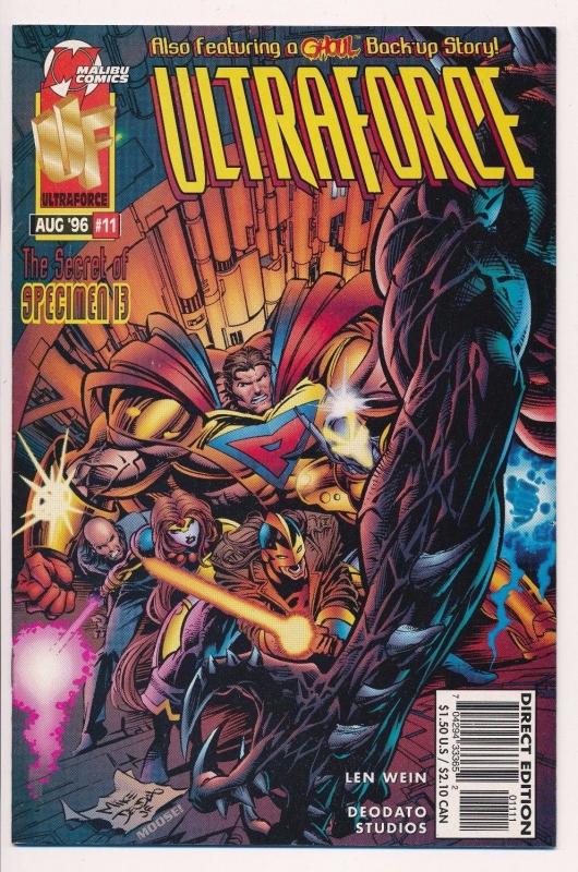 2x UltraForce #11 - Malibu comics VF/NM (HX112)