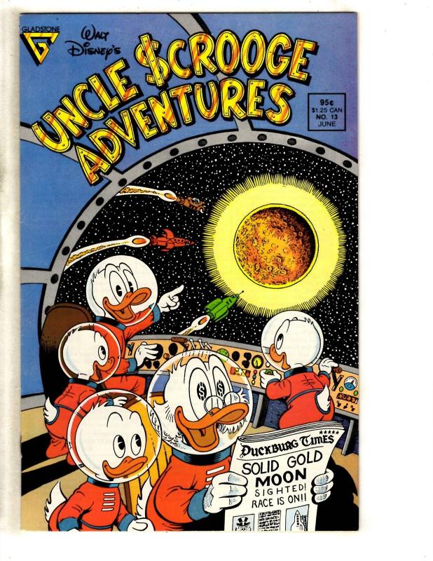 8 Uncle Scrooge Adventures Disney Comic Books # 2 13 14 18 22 25 26 27 J317