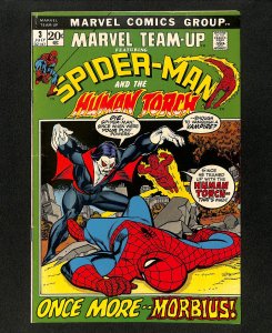 Marvel Team-up #3 Morbius! Human Torch! Spider-Man!