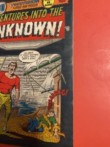 Adventures into the Unknown #52 (1954) precode sci-fi/ horror