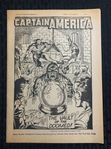 1970's Captain George Presents CAPTAIN AMERICA Fanzine Series 3 #30 VG+ 4.5