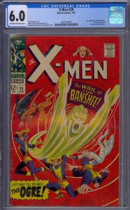 X-MEN #28 CGC 6.0 1ST BANSHEE SEAN CASSIDY OGRE BRIAN DUNLAP WERNER ROTH